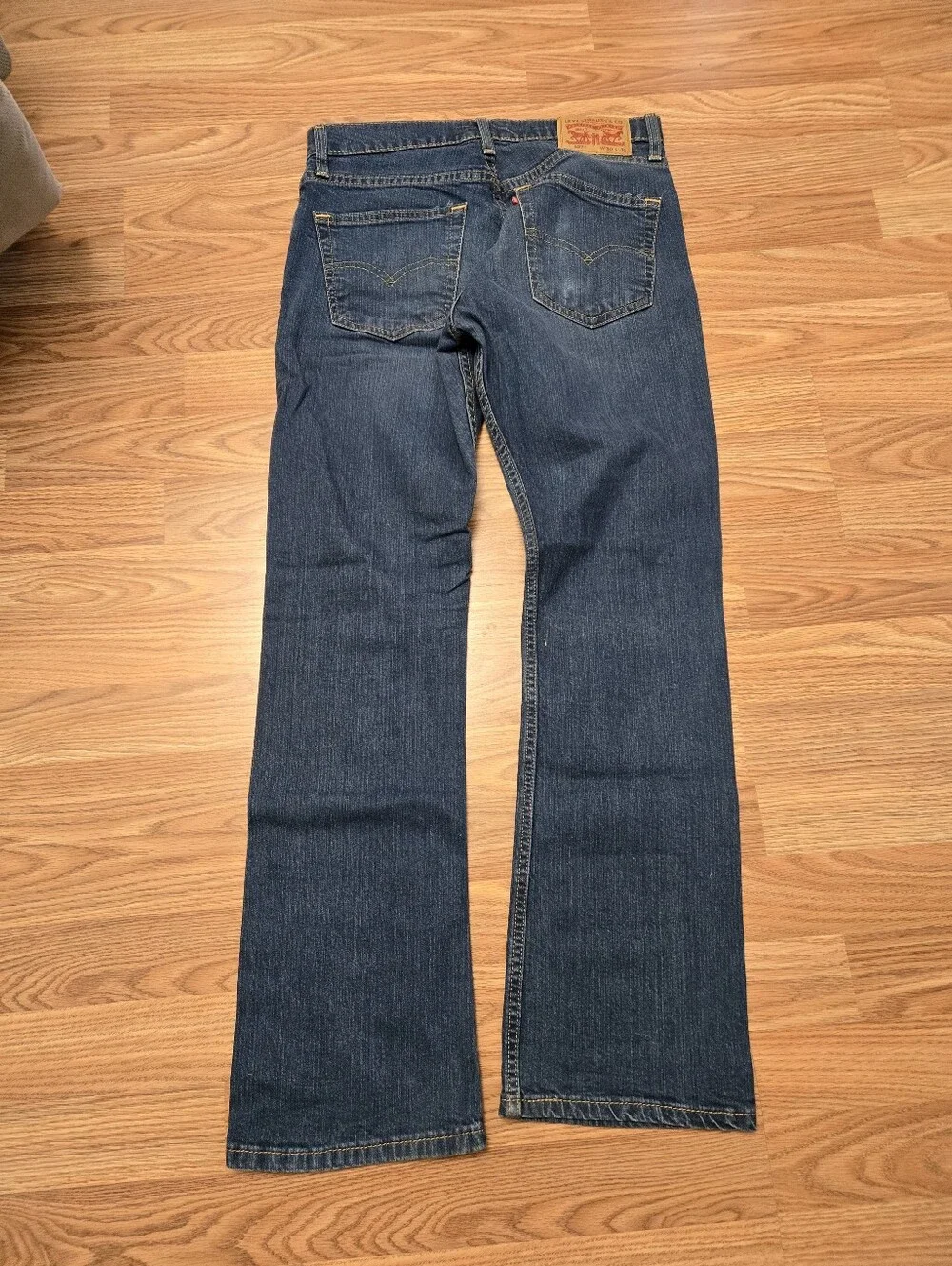Men's Vintage Levi's  Bootcut Jeans - Dark Blue